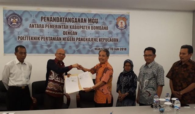 MOU Politani Pangkep dengan Kab. Bombana, Sultra